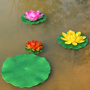 Feuille <span class=keywords><strong>de</strong></span> <span class=keywords><strong>lotus</strong></span> simulée nénuphar faux <span class=keywords><strong>lotus</strong></span> piscine artificielle <span class=keywords><strong>lotus</strong></span> mousse EVA <span class=keywords><strong>fleur</strong></span> artificielle <span class=keywords><strong>fleur</strong></span> immortelle - Product Image 2