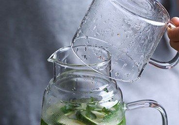 Transparent Water Glass Jug Bottle Kitchen Glassware Pitcher 1.5L Durable And Heat-resistant Jug