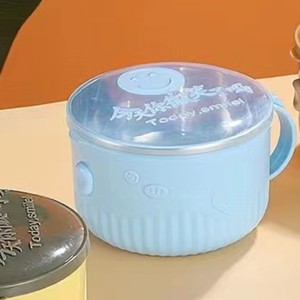 Today Animal Lunch <b>Box</b> <b>Round</b> M Size Plastic Leak Proof Portable For Children - Product Image 2