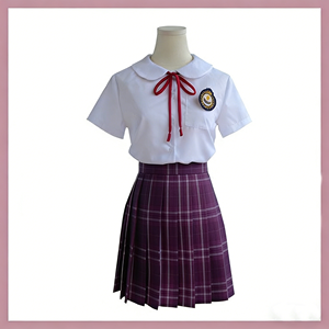 カラフルな日本と韓国風の女の子用シャツ、女の子用ドレス、アカデミックドレス、学生服、子供用制服、学生セット - Product Image 3