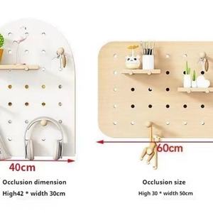 Cubierta Decorativa de Madera para Medidor Eléctrico, con Ganchos y Estante, para Montar en la Pared, Venta al Por Mayor - Product Image 6