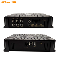 Amplificateur DSP de voiture de haute qualité 4 entrées 6 sorties classe AB avec sortie RCA, égaliseur 31 bandes, crossover, 4*65W, 4 10-15V, processeur audio intégré