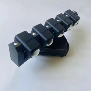 Tiitee - Barra de Luces LED RGB de 5 Ojos con Cabezal Móvil, Luz de Haz, Luz de Escaneo Teñida para KTV, Foco con Estroboscopio, 5 Piezas de Luz de Cabezal Móvil - Product Image 4