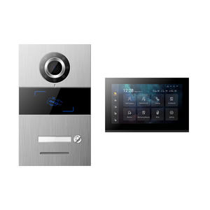 Mini <span class=keywords><strong>interphone</strong></span> vidéo couleur 7 pouces avec carte IC, PoE, pour villa, système VDP - Product Image 3