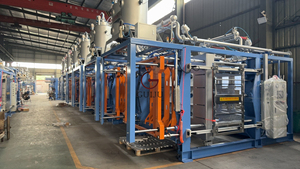 Machine automatique à mousse EPS avec pompe pour blocs ICF, moulage de formes en EPS et fabrication de boîtes en <span class=keywords><strong>polystyrène</strong></span> (contrôle PLC) - Product Image 3