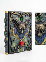 Carnet de notes en résine personnalisé en gros, motif écailles de dragon, couverture de journal 3D avec œil, carnet de croquis de fantaisie peint à la main, cadeau, usine OEM MEIYU