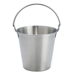 Cesta para Papas Fritas de Acero Inoxidable 304, Cubo para Refrigerios de Restaurante, Cubitera - Product Image 1