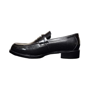 Zapatos de Vestir de Cuero Negro para Hombre, con Punta Redonda, Sin Cordones, Transpirables, para Todas las Temporadas, Diseño Sólido, Suela de Goma, Envío Directo - Product Image 1