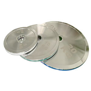 TOPTONS-Plaque d'haltérophilie en acier inoxydable, poids de gymnastique, poids standard, poids de 10kg, 15kg, 20kg, 25kg - Product Image 4