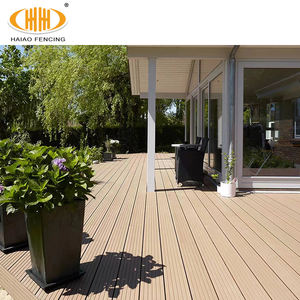 Prix de gros Revêtement de sol en Wpc Planches de terrasse en teck massif sans <span class=keywords><strong>entretien</strong></span> Revêtement de sol extérieur co-extrudé en vente - Product Image 4