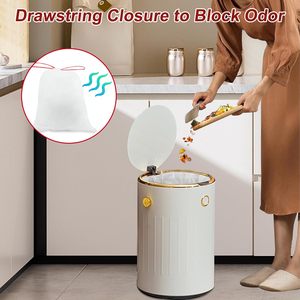ถุงขยะแบบมีเชือกผูกพิมพ์โลโก้ตามสั่ง ผู้ผลิต OEM - Product Image 4