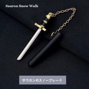 Accessoires d'anime One Piece, couteau Akiusui de Sauron et inscriptions de Doichi, trois générations de couteaux fantômes Toru, modèle d'arme miniature - Product Image 4