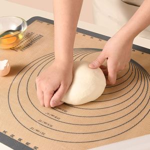 Tapis de cuisson en silicone et fibre de verre antidérapant, personnalisé, pour la pâtisserie, résistant aux aliments, pour la cuisson au four, vente en gros - Product Image 3