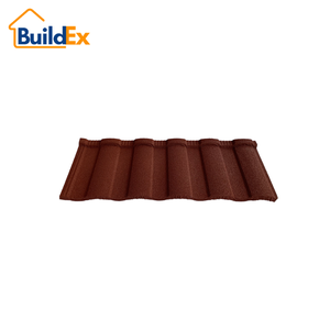 Chine Fabricants Tuiles revêtues de pierre Capuchon de faîte de toit en acier <span class=keywords><strong>Prix</strong></span> de tôle de toiture moderne pour le Ghana - Product Image 3