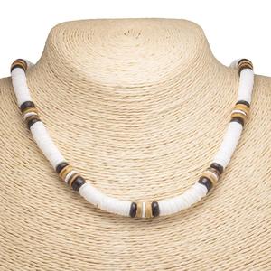 Collar de Conchas de <span class=keywords><strong>Puka</strong></span> Auténticas con Cuentas de Madera de Coco, Joyería para Mujer, Collares de Estilo Bohemio - Product Image 1