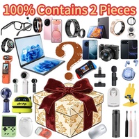 Kotak Misteri Elektronik 2-Piece Big Mystery Box Kejutan Acak Smartphone Smart Watch Earphone Ponsel 5G Gadget Harga Murah Hadiah Misterius
