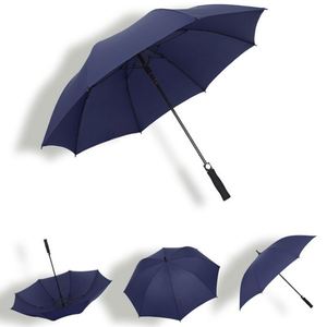 60 Inches 8 Ribs Fully Fiber Big <b>Large</b> Double Layer Canopy Strong Windproof Golf <b>Umbrella</b> China Suppliers - Product Image 5