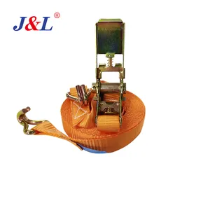 JULI Ratchet Strap Supplier Cargo Lashing Belt With End Fittings Load Slings For Cargo