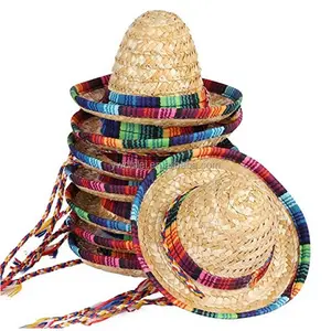 Mũ Rơm Mexico Mini Đi Tiệc Sombrero 5.9INCH