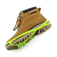 Crampons de sport d'extérieur ronds antidérapants, pointes pour chaussures, protections élastiques pour les orteils et les talons, pour l'escalade sur neige et la protection contre la boue