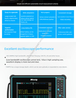 Oscilloscope numérique Micsig SATO2002, bande passante de 200 MHz, fonctions de diagnostic automobile multiples