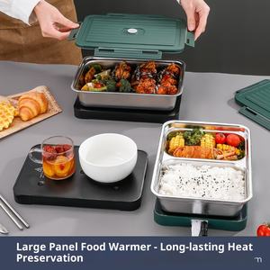 Tablero de calentamiento multifuncional para mantener el desayuno y la leche caliente, almohadilla de calentamiento de temperatura constante para automóvil, comida calentada - Product Image 1