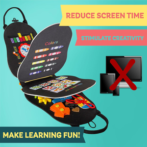 Libri di feltro silenzioso e robusto di alta qualità regali sensoriali educativi adatti a bambini di età 3 + - Product Image 3