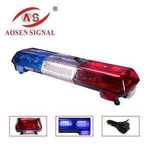 Thanh Đèn <span class=keywords><strong>Led</strong></span> Cảnh Báo Tuần Tra Nhấp Nháy Với Loa Còi Báo Động 100W - Product Image 3