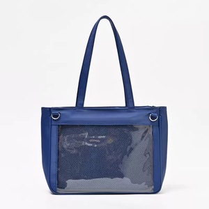 Sac de shopping de grande capacité, simple, japonais <span class=keywords><strong>et</strong></span> coréen, mignon, transparent, petit, frais, durable, avec logo personnalisé - Product Image 6