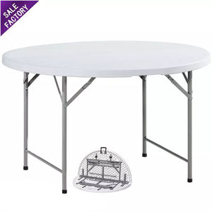 Sinoperfect Outdoor Camping Square Dinning <b>Table</b> White <b>Plastic</b> Folding Foldable <b>Tables</b> for Events Wedding Party - Product Image 2