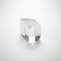 Prisme conique personnalisable Haoxuan, haute précision, verre optique en quartz K9, angle de réflexion arrière à 360°, microscope