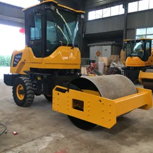 A Factory Double Drum Vibratory Compactor 5 Ton Mini Asphalt Road Roller For Sale