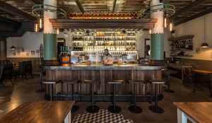 Mobilier d'intérieur moderne complet Design personnalisé pubs à whisky Disposition d'affichage Comptoir de bar en bois rétro - Product Image 3