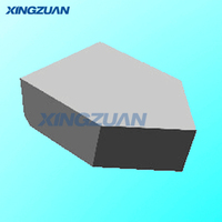 YG8 Sisipan Tungsten Karbida Las, Alat Pemoles Ujung YG6 E8 E12 Sisipan Tungsten Karbida P30 E10, Alat Pemutar Pesan untuk Memotong Mesin Bubut