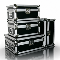 Valise de transport en alliage d'aluminium avec renforts angulaires pour instruments