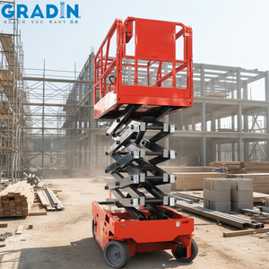 Plataforma Elevadora de Tijera de 14 m, Plataforma de Trabajo Aérea Hidráulica Móvil Eléctrica, Plataforma Móvil - Product Image 1