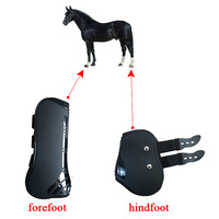Bottes tendons de cheval en néoprène Pu à coque dure, bottes de Protection des jambes de cheval