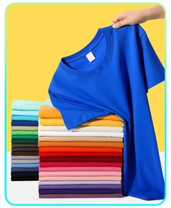 T-shirt homme 100% coton, qualité supérieure, poids lourd, logo personnalisé, t-shirt uni, manches courtes, OEM personnalisé - Product Image 3