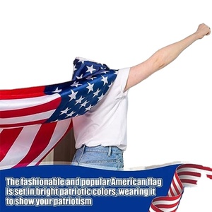 Más vendido en 2023, Estandarte de cuerpo americano de poliéster de 3x5 pies, diseñado a medida, para campaña de campeones y animación, con fibra de vidrio - Product Image 6