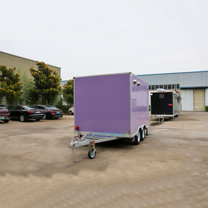 Remorque Food Truck Moderne d'Extérieur Entièrement Équipée pour Frites, Jus, Churros, Hot-dogs, Pizza, Café – Kiosque Mobile pour Mariages - Product Image 3