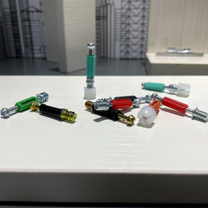 Conector de ajuste rápido tres en uno, conector excéntrico de rueda de madera para armario, cama, muebles - Product Image 4