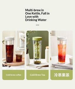 Carafe <span class=keywords><strong>à</strong></span> café infusé <span class=keywords><strong>à</strong></span> froid et théière <span class=keywords><strong>à</strong></span> fruits avec infuseur, grande capacité, pour réfrigérateur, promotion estivale - Product Image 6