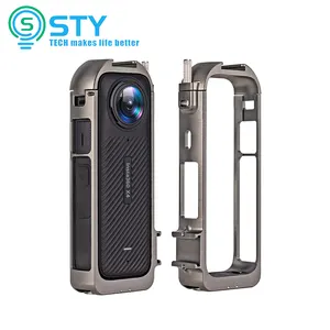 Accessori per fotocamere sportive in lega di alluminio insta360 X4 anti-graffio anti-caduta ultra sottile dissipazione del calore