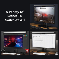Barra de Luz LED Moderna para Monitor, de Aluminio, con Alto CRI 95+, Alimentación USB, Cuidado de la Vista, Luz de Escritorio para Computadora con Control Táctil CCT Regulable