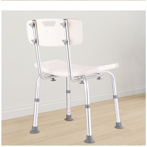 Chaise de douche Ji Fukang avec dossier et accoudoirs pour personnes âgées et femmes enceintes, tabouret de bain pour salle de bain - Product Image 3