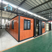 Maison conteneur pliable et extensible de 40 pieds, modèle 2026, à installation rapide, pour bureau préfabriqué, bar à domicile, villa moderne