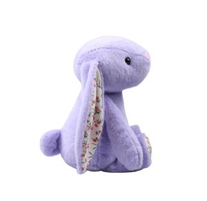 Zittende Paarse Konijnenpop Knuffel Knuffels Gemaakt Met Nertsstof In Drie Maten - Product Image 5