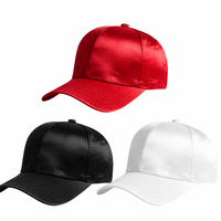 Topi Wanita dengan Kain Satin 100% dan Lapisan Jaring, Bordir Logo Custom