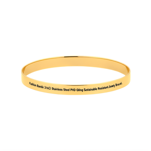 กำไลข้อมือแฟชั่น สแตนเลสสตีล 316L ชุบทอง PVD ทนทาน เป็นมิตรต่อสิ่งแวดล้อม - Product Image 2
