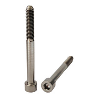 Baut Titanium GR5 M5*75mm Berkualitas Tinggi, Baut Kepala Cangkir Hex Socket Harga Pabrik, Sekrup Allen Kepala Bulat